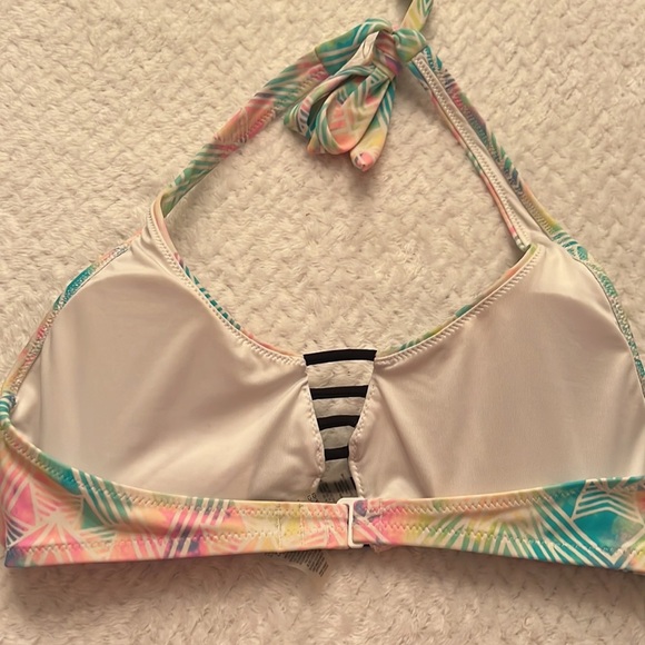 PINK Victoria Secret Women Bikini Halter Top Size Medium Halter Tie - Picture 4 of 7